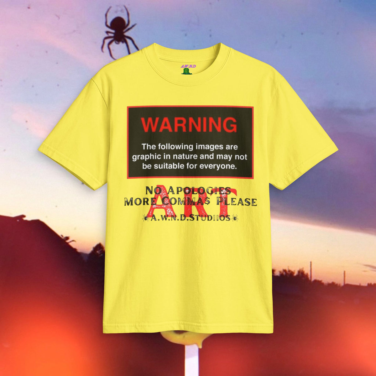Warning Art TsHiRt+*