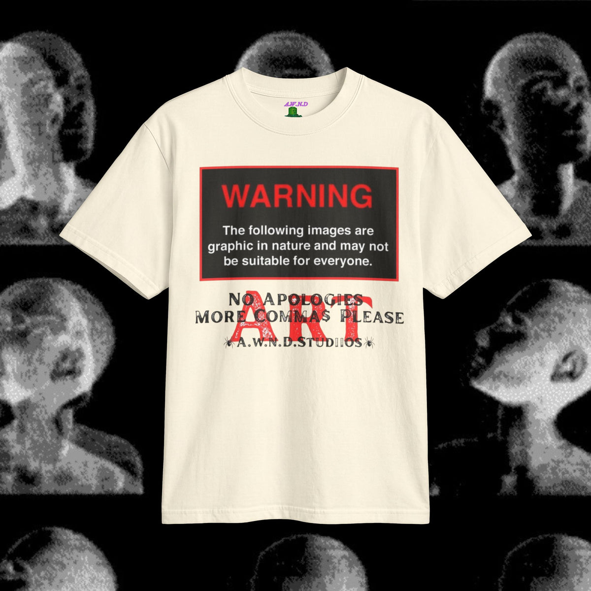 Warning Art TsHiRt+*
