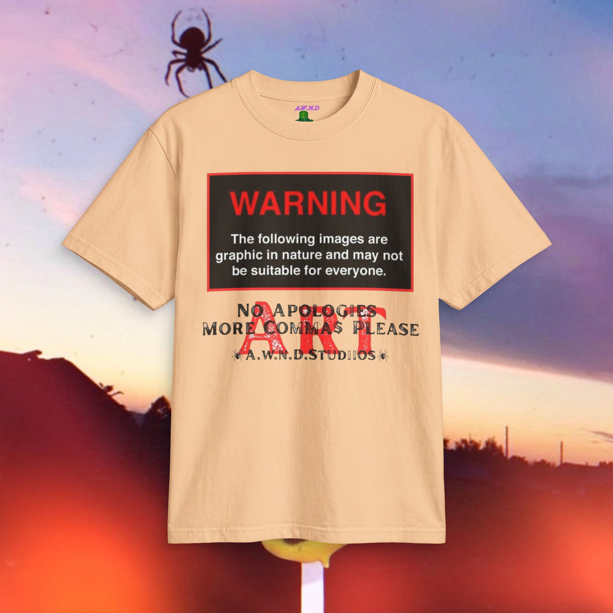 Warning Art TsHiRt+*